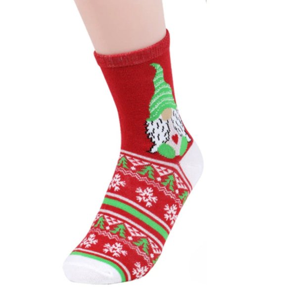 *3/$15* Cute Holiday Gnome Socks - Picture 2 of 2